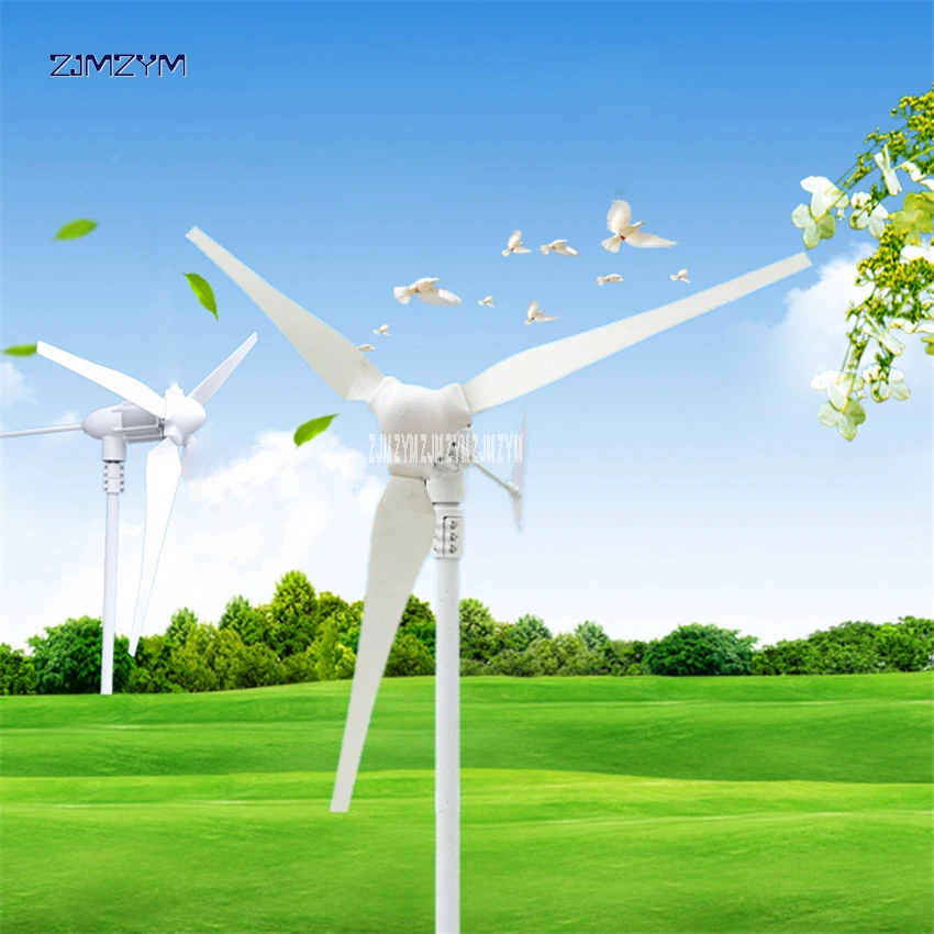 Turbina Di Vento Lama 3 Generatore Eolico 24 V Mulino A Vento Generatore Di 740R/M Piccolo Generatore Di Energia Eolica 12 V Vento Turbina Generatore 