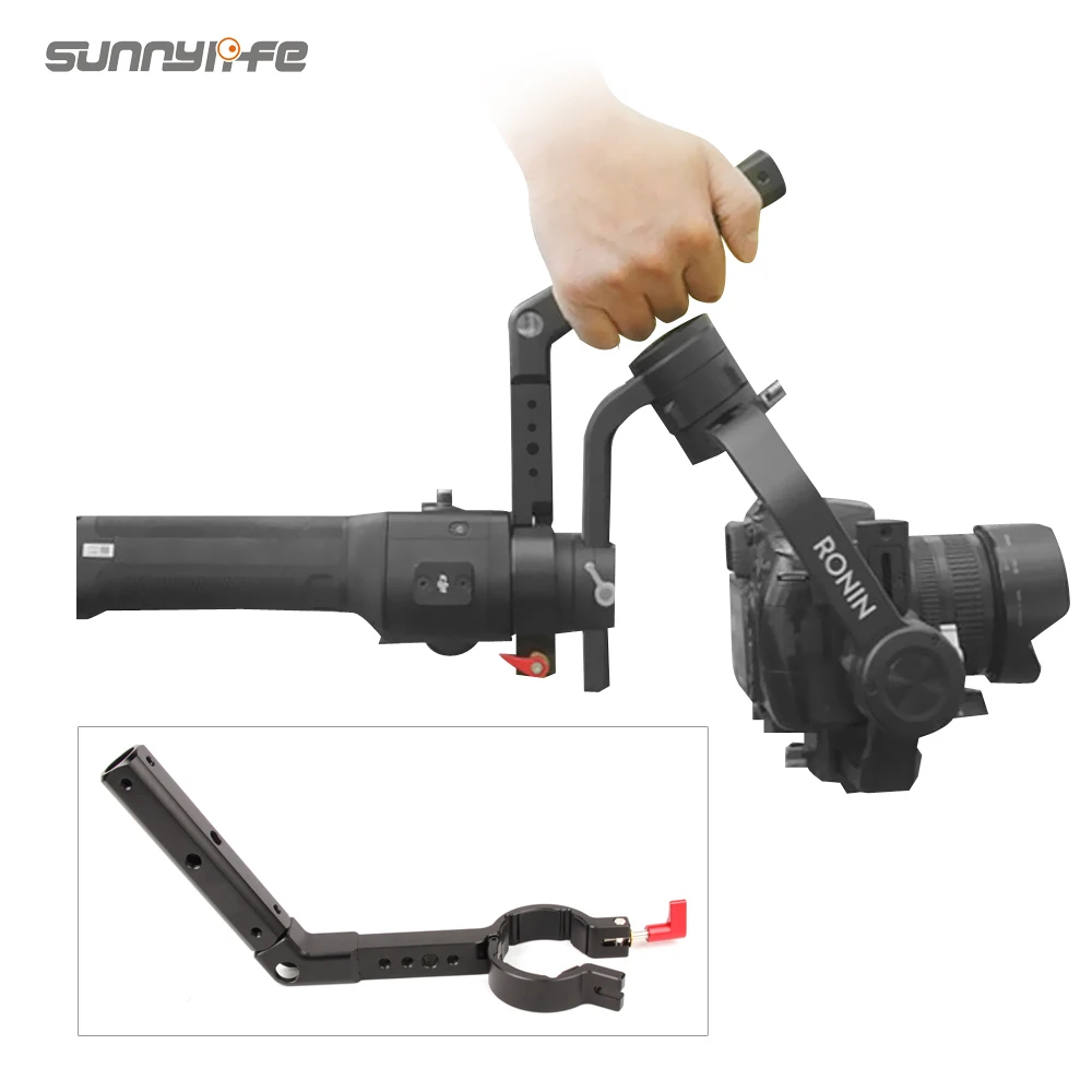 Braccio Di Prolunga Maniglia Grip Per Dji Ronin S Zhiyun Gru 2/Fy Ak2000 Handheld Stabilizzatore Giunto Cardanico Accessori