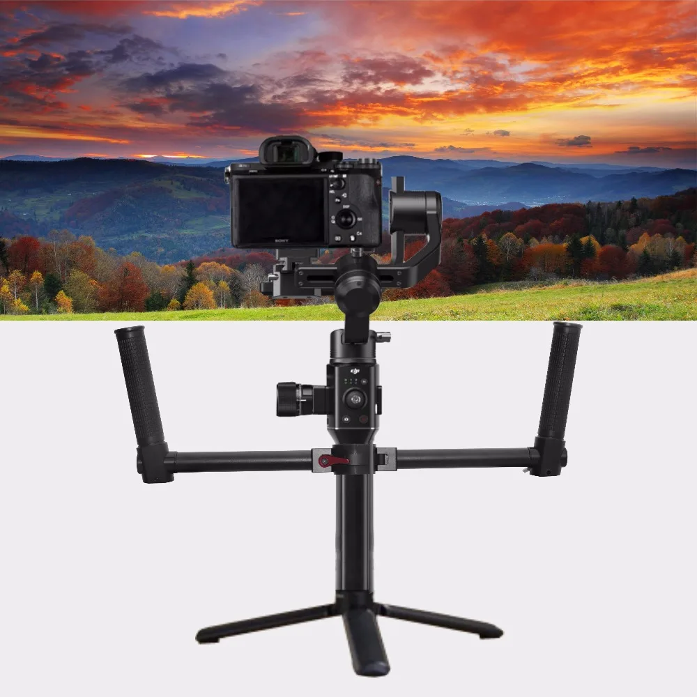 Vestito Per Dji Accessori Di Ronin S Dual Palmare Supporto Esteso Maniglia Del Giunto Cardanico Per Dji Ronin S Cardano Stabilizzatore