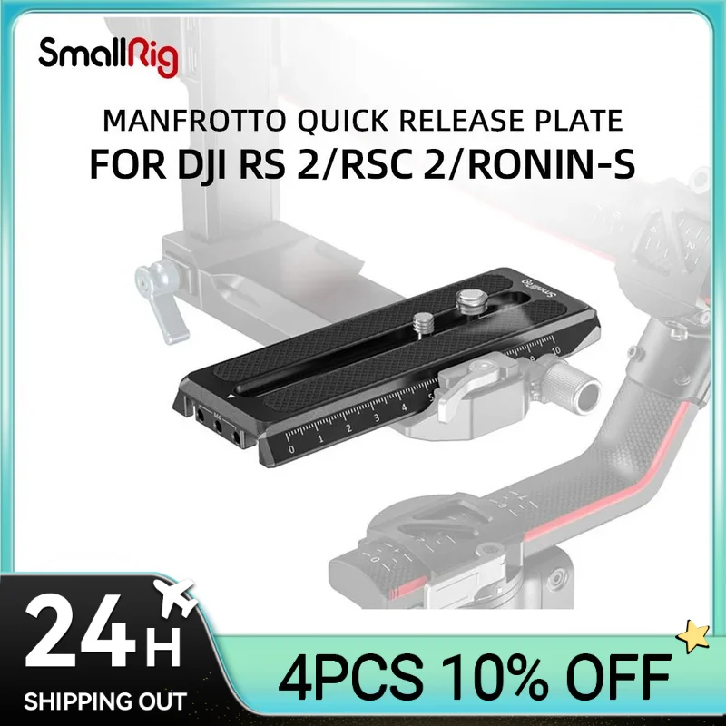 Piastra A Sgancio Rapido Smallrig Manfrotto Per Dji Rs 2/Rsc 2/Ronin-S Gimbal Per Dji Rs 2/Rsc 2/Rs 3/Rs 3 Pro 3158B