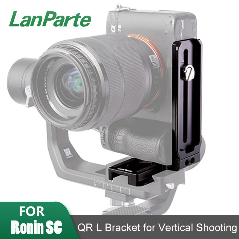 Lanparte Camera L Piastra Staffa Verticale Manfrotto 501 Arca Swiss Shooting Sgancio Rapido Per Dji Ronin Sc