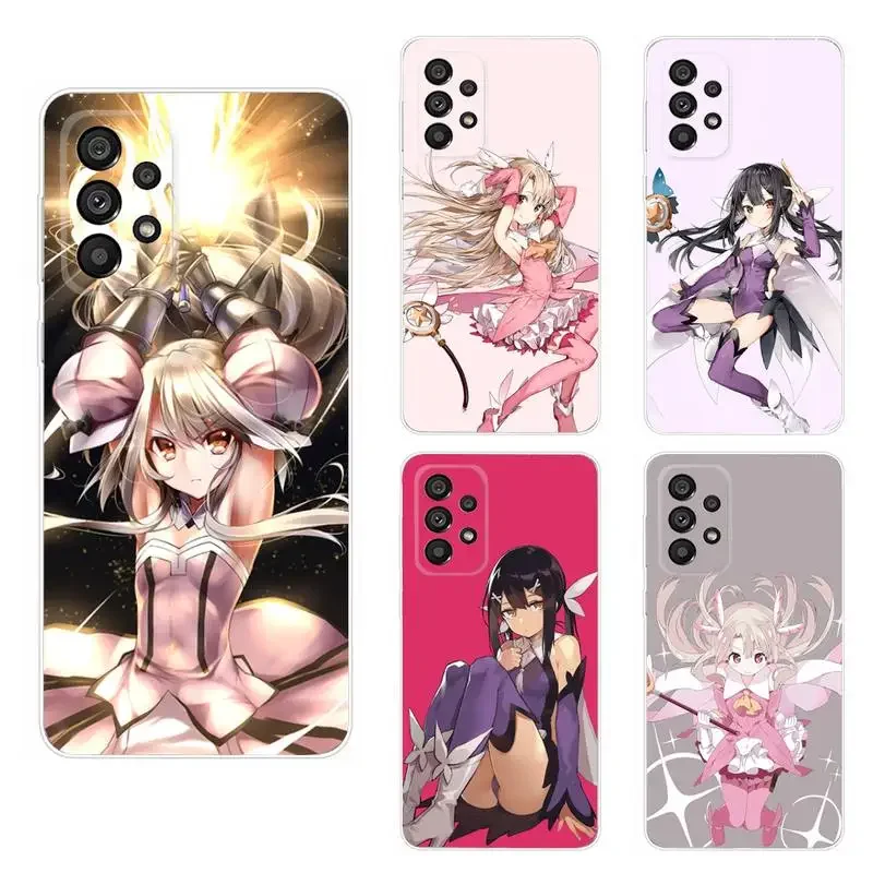 F-Fate Kaleid Liner Prisma Illya Custodia Per Telefono Per Samsung Galaxy A71 70 52 51 40 31 A50 30S 21S 03S Note20Cover Ultra Trasparente