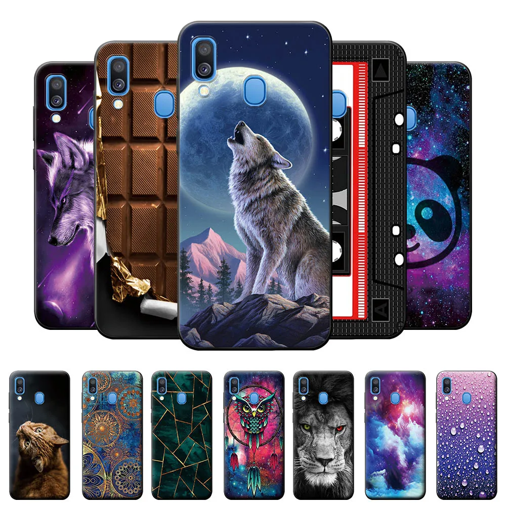 Custodia A40 Per Samsung A40 Cover Posteriore Per Samsung Galaxy A40 Custodia Per Animali Su Galaxy A40 Custodia Morbida In Silicone Tpu Per Samsung A