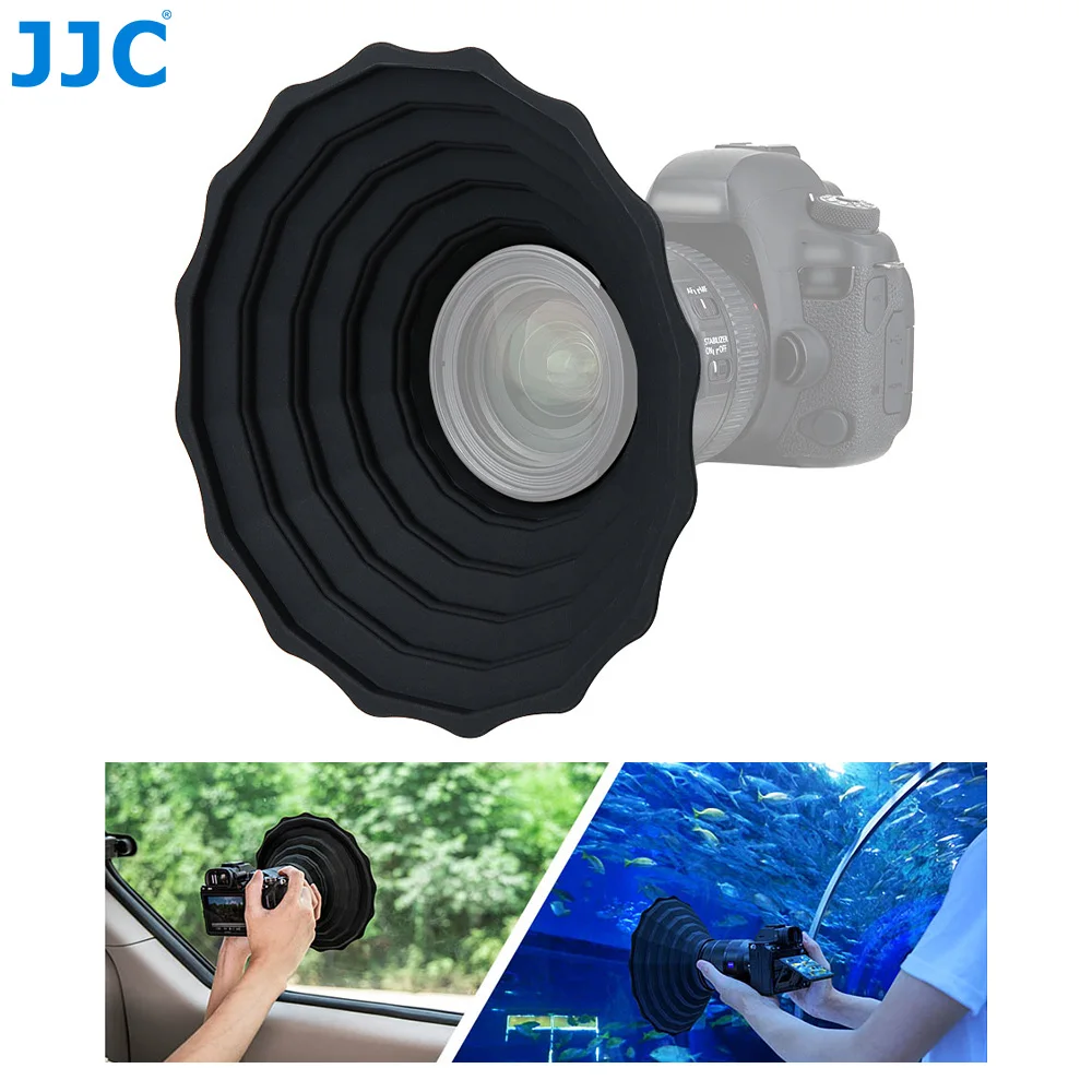 Jjc Universal Lens Hood 55 62 70 72 82Mm Silicone Lens Shade Lenti In Gomma Cappuccio Per Canon Eos R Rp Nikon Dslr Accessori Per Fotocamere