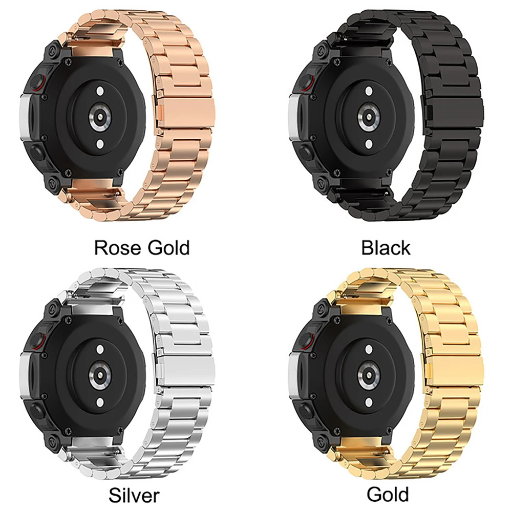 1Pc Nuovissimo Cinturino In Metallo Di Ricambio Oyster Braclet Con Toolfor Huami Amazfit T-Rex 2 Fascia Di Ricambio