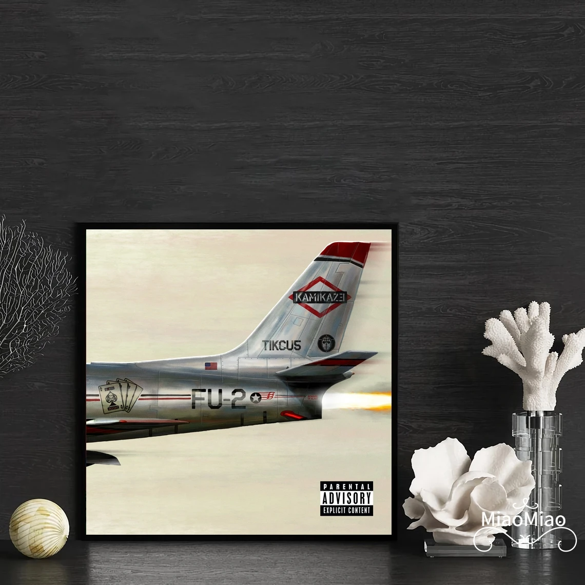 Eminem Kamikaze Music Album Cover Poster Canvas Art Print Home Decor Pittura Murale (Senza Cornice)