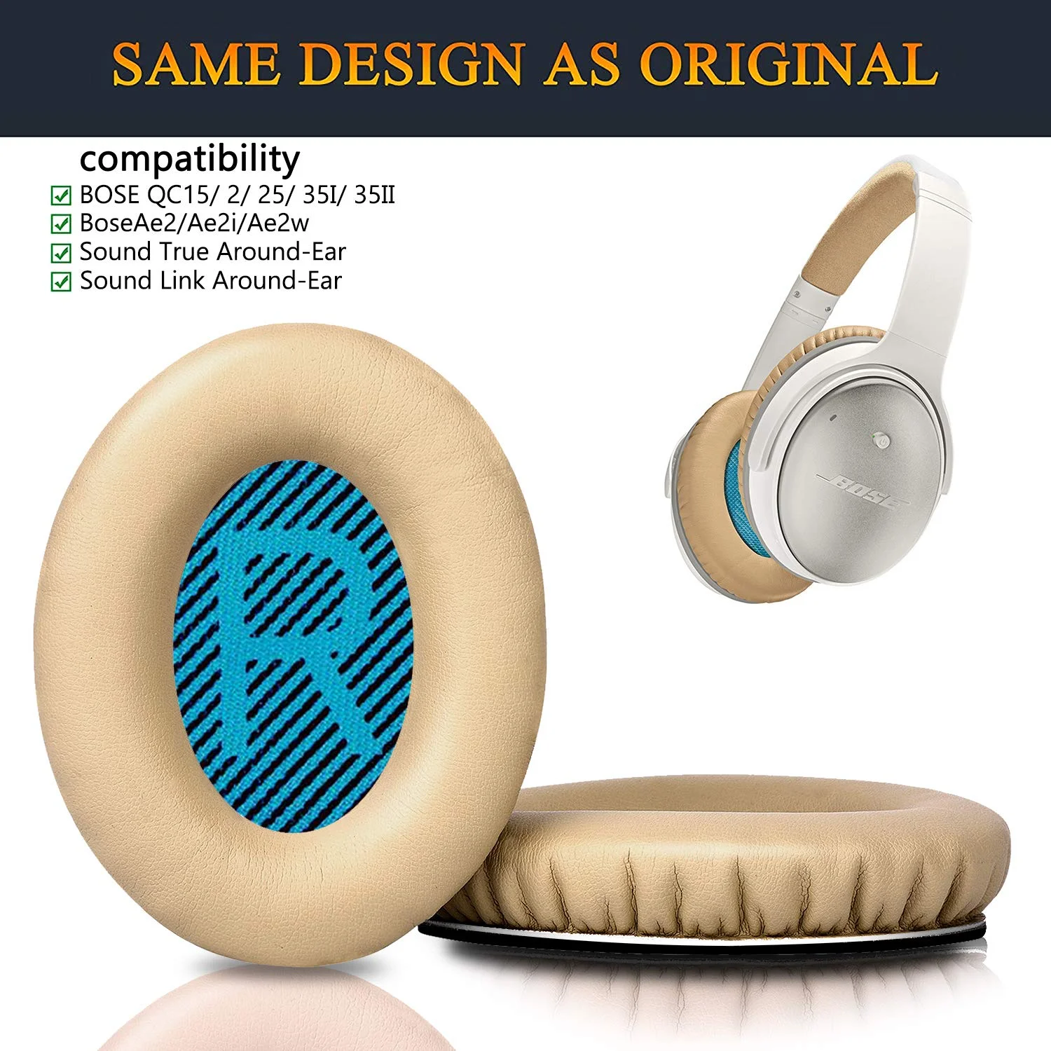 Cuscinetti Auricolari Di Ricambio Cuscino Per Bose Qc35 Quietcomfort Qc2 Qc15 Qc25 Soundlink Soundtrue Ae2 Ae2I Ae2W Cuffie