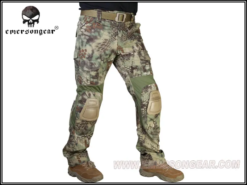 Emerson Gen2 Pantaloni Tattici Di Airsoft Di Combattimento Bdu Trouserswith Knee Pad Mandrake Em7038