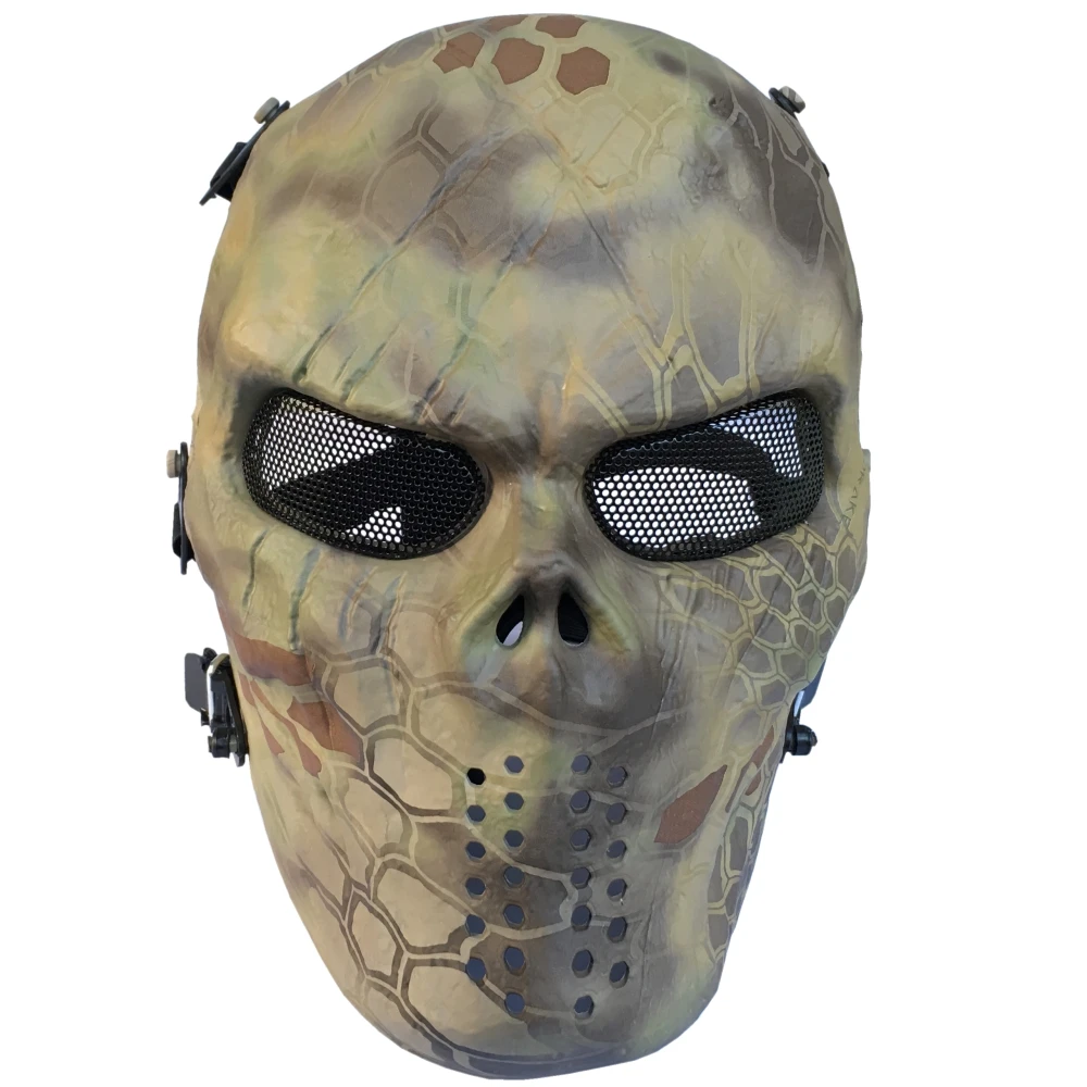 Mandrake Airsoft Paintball Skull Full Face Protection Mask Per Outdoor Wargame Tactical Gear Cs War