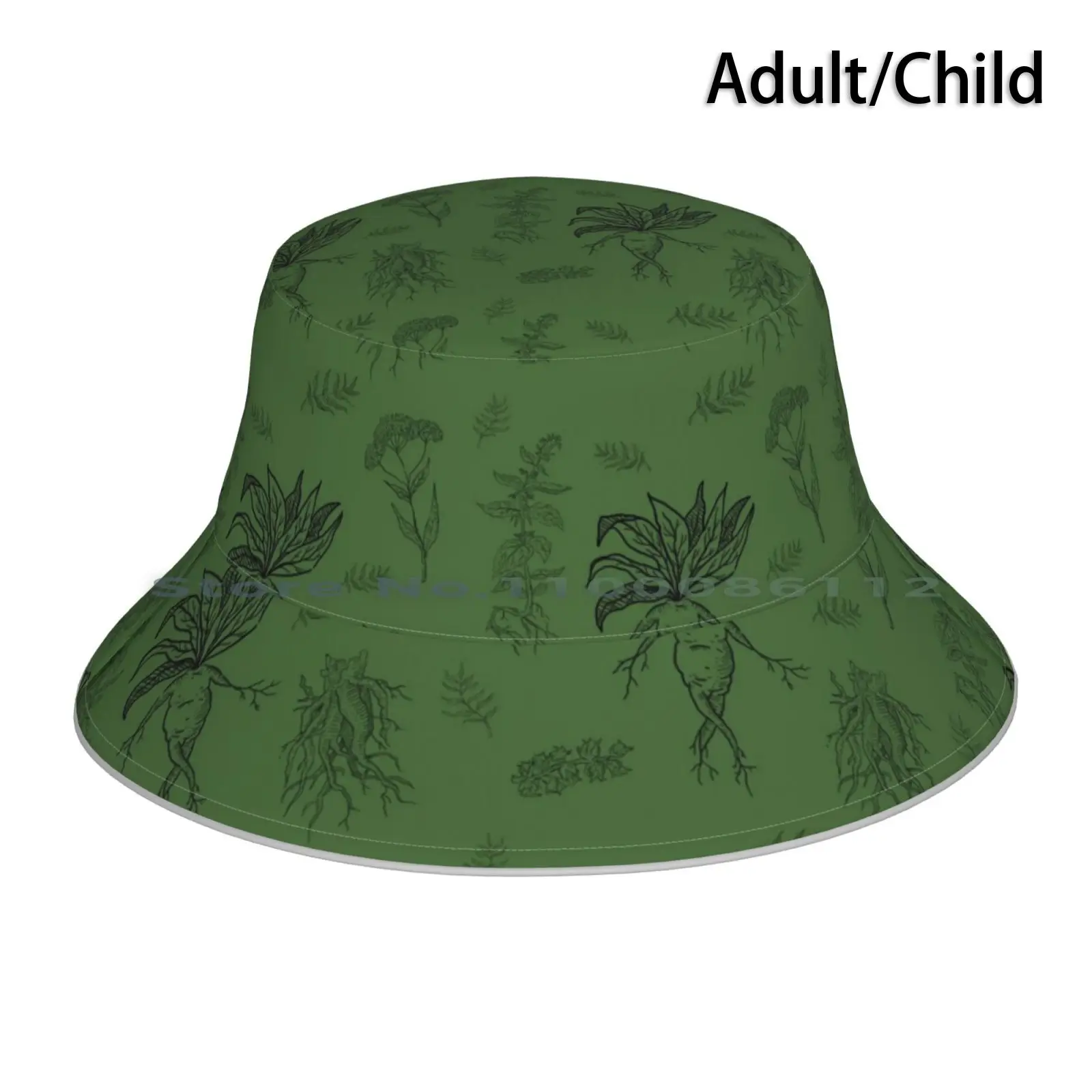 Herbolology In Cappello Da Pescatore Verde Berretto Da Sole Herbolology Herdrake Magic Wprurighy Plants Garden Mandragora Plant Witch Plant Lady
