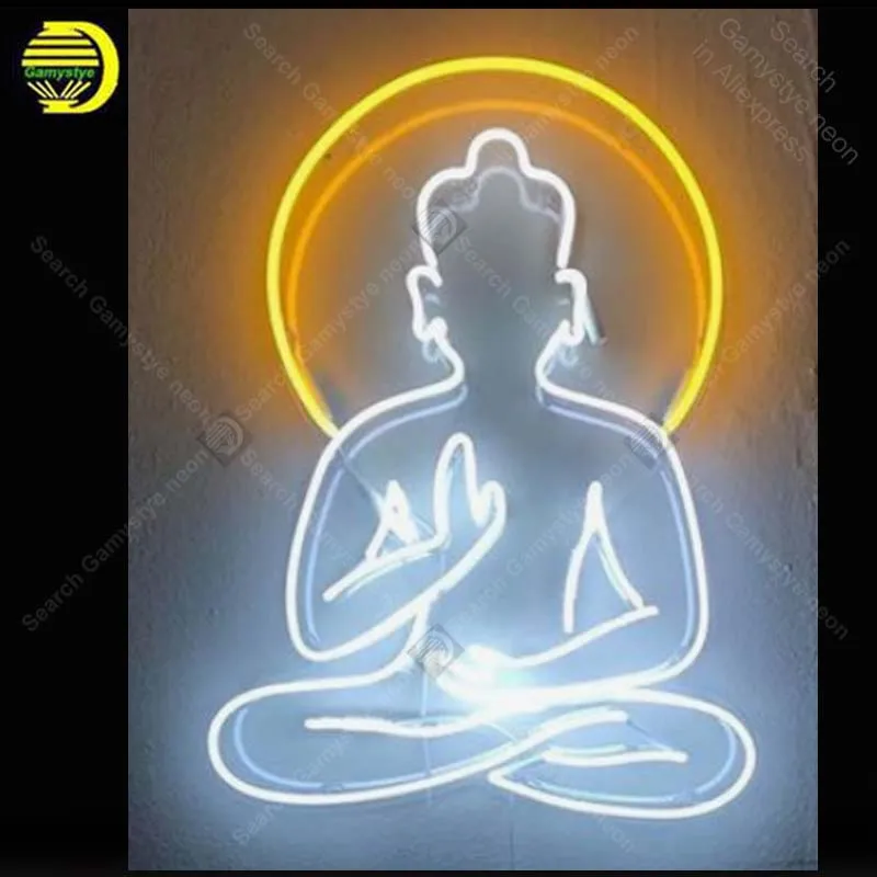 Insegna Al Neon Buddha Neon Bulb Sign Handcraft Restaurant Beer Bar Bed Room Home Neon Signboard Vintage Neon Light Anuncio Luminos