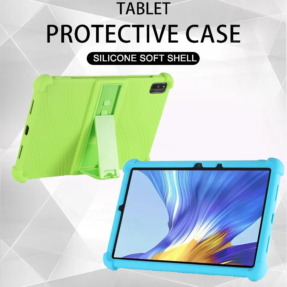 Custodia In Silicone Con Cavalletto Per Honor Pad V6 10.4 "Tablet Krj-W09 Krj-An00 Antiurto Funda Kids Safety