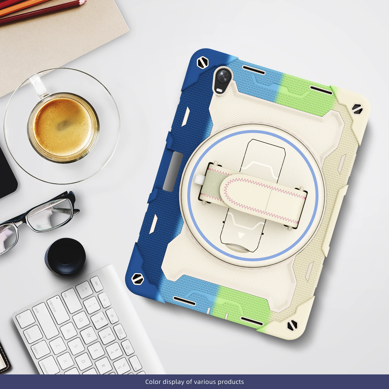 Per Huawei Matepad 10.4 Custodia In Pelle Magnetica Tri-Folding Cover Per Huawei Honor Pad V6 V7 10.4 Custodia + Pellicola Per Schermo + Penna