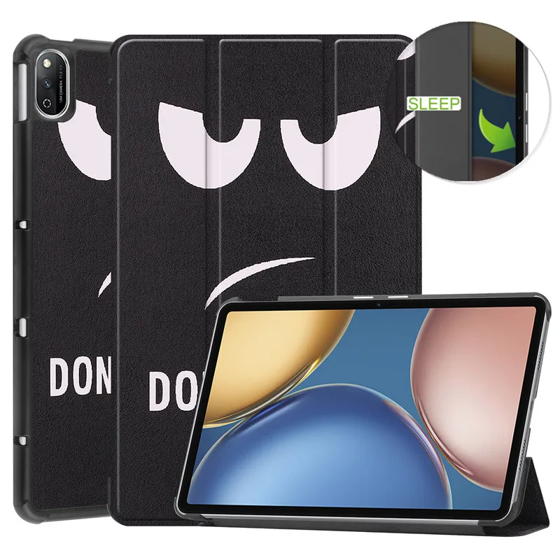 For Huawei Honor Pad V7 10.4" Case Tri-Folding Flip Stand Smart Coque Tablet Cover For Huawei Honor V 7 Krj2-W09 10 4 Funda