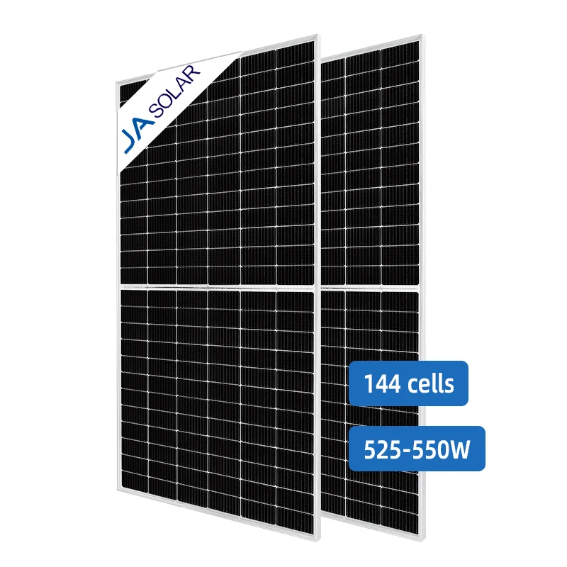 Ja Solar All Black Pannelli Solari 390W 410W 420W 440W 450W 500W 550W 660W Con Mezza Cella Watt 9Bb Tech