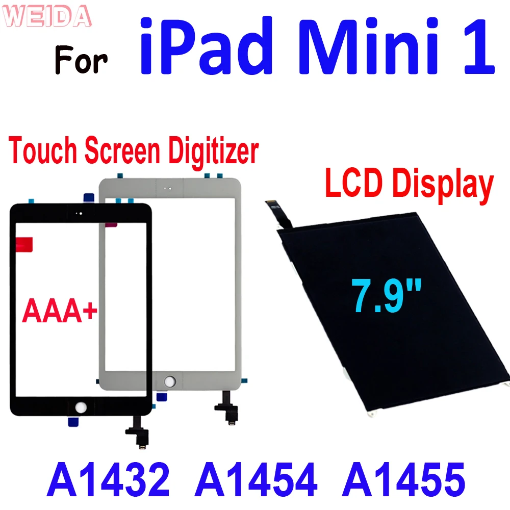 Aaa + 7.9 "Per Ipad Mini 1 Mini1 Gen Retina A1432 A1454 A1455 Display Lcd Per Ipad Mini 1 Display Lcd O Digitalizzatore Touch Screen