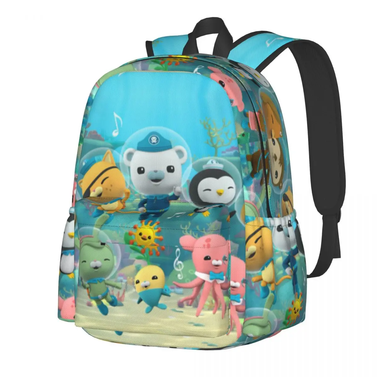 Octonauts Team Zaino Donna Cute Cartoon Christmas Big Zaini Poliestere Leisure High School Bags Ciclismo Designer Zaino