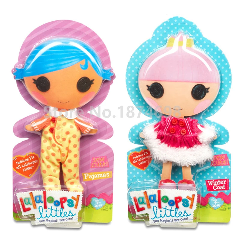 Lalaloopsy Littles Doll Fashion Pack Abbigliamento Abbigliamento Abiti Accessori Fit 20Cm Lalaloopsy Dolls Cappotto Pigiama Pagliaccetto Regalo Per Ra