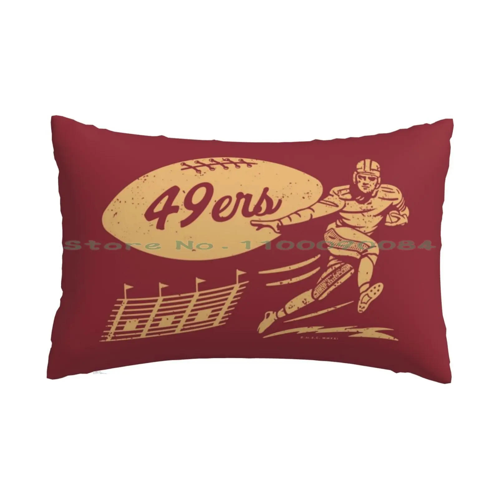 Vintage Football-( Gold 49Ers Wordmark) Federa 20X30 50*75 Divano Camera Da Letto Exedy Bridgestone 2 D Beta Corse Did Eneos Foto