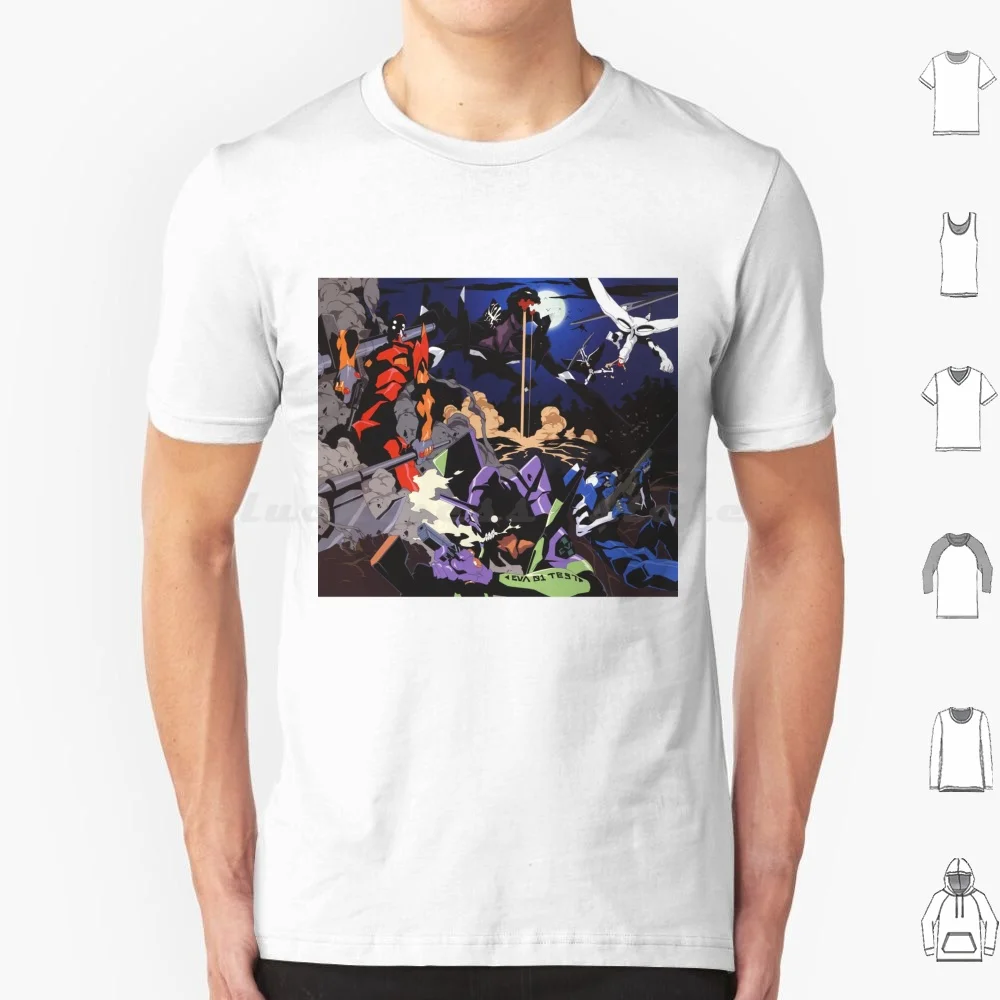/Tutte Le Unità Eva T Shirt Uomo Donna Bambini 6Xl Eva 01 Shinji Ikari Eva 01 Myouism Anime Anime 01 Unit 01 Robot Anime Mecha Anime
