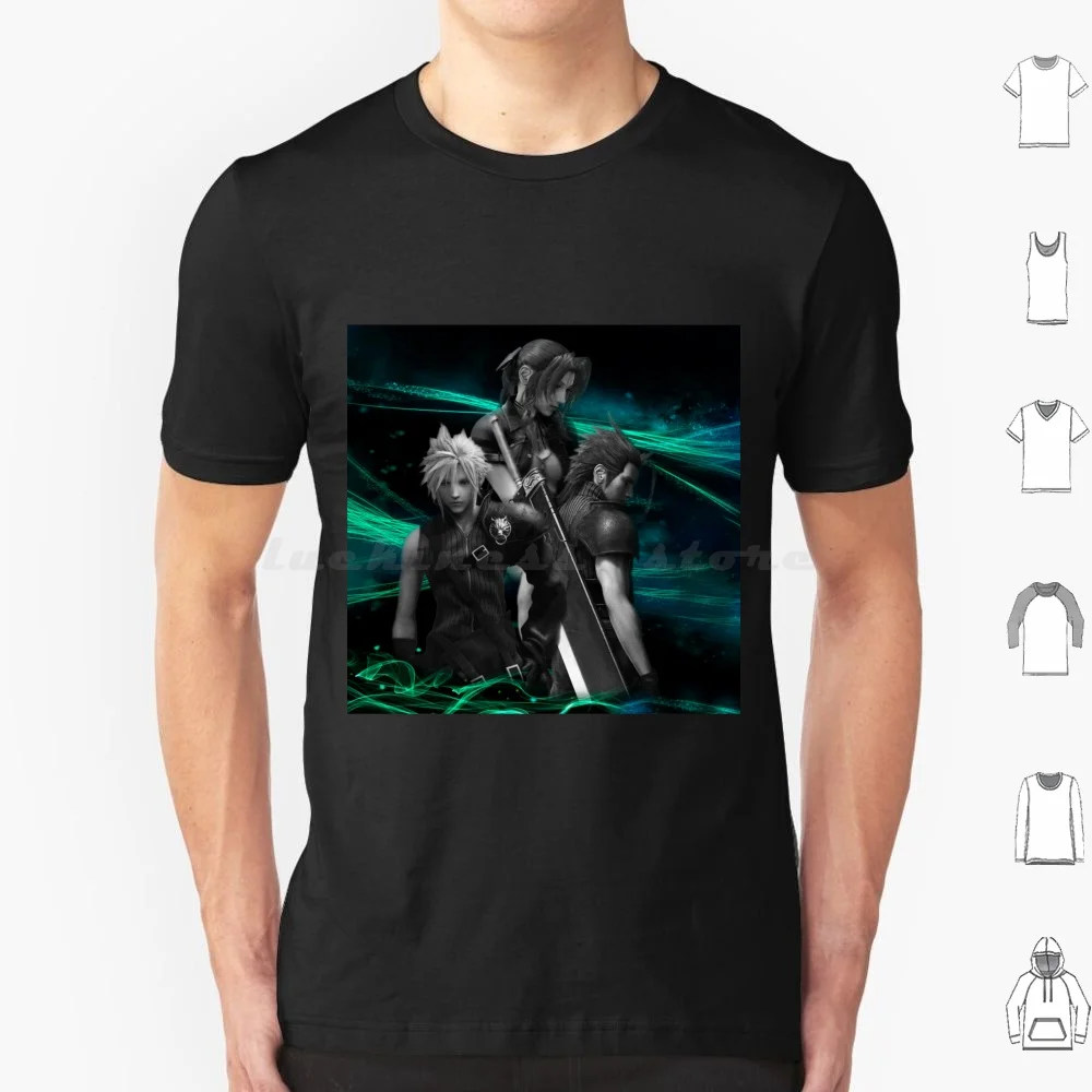 Ricorda Maglietta Cotone Uomo Donna Stampa Fai Da Te Final Fantasy Vii Final Fantasy Final Fantasy 7 Crisis Core Final Fantasy Crisis