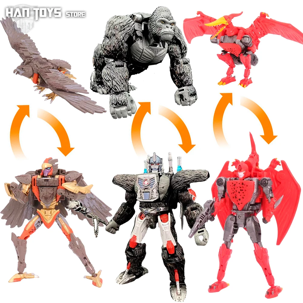 Transformation Beast Wars Tb-01 Tb-02 Tb-03 Tb03 Transmetal Gorilla Ko Versione Allargata Kingdom Bw Op Commander Action Figure