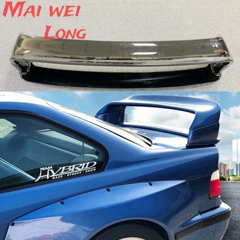 Per Bmw E36 M3 Spoiler 1990-2000 Bmw Serie M3 Spoiler Con Materiale Plastico Abs Leggero Spoiler Non Verniciato Per Bmw E36 M3 Spoiler