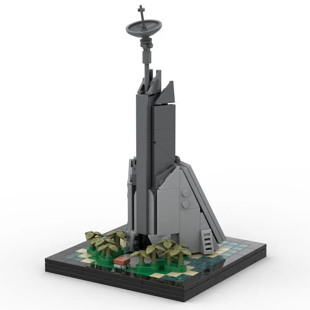 Scarif Condition Tower-Scala Di Architettura Dal Film 294 Pezzi Moc Build