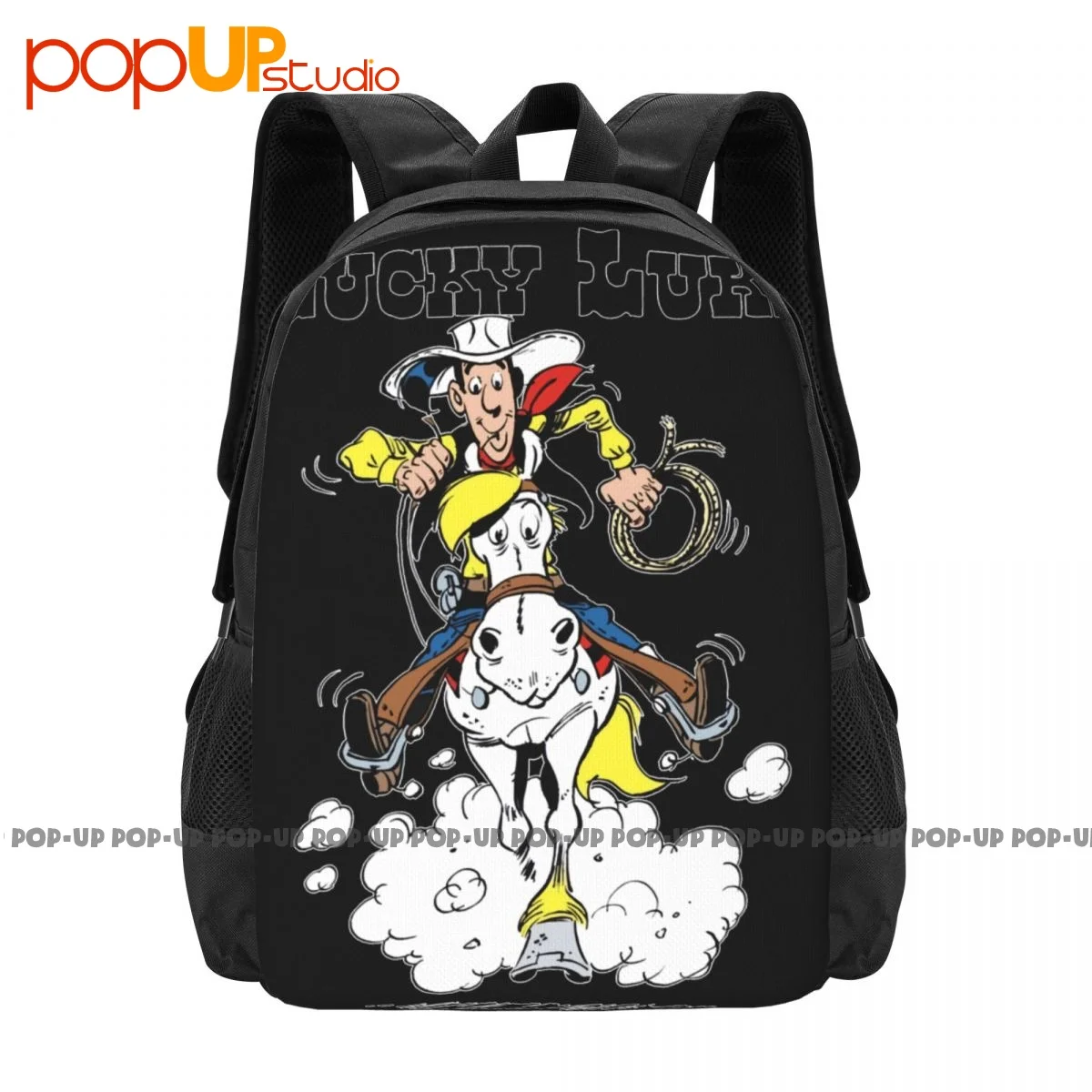 Lucky Luke Dalton Jolly Jumper Daisy Town Fumetto Cult 2 Zaino Borsa Portaoggetti Softback Di Grande Capacità
