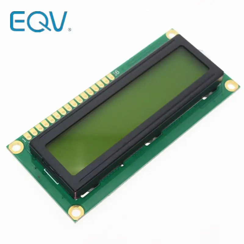 1 Pz Lcd1602 1602 Modulo Schermo Verde 16X2 Carattere Modulo Display Lcd. 1602 5V Schermo Verde E Codice Bianco Per Arduino