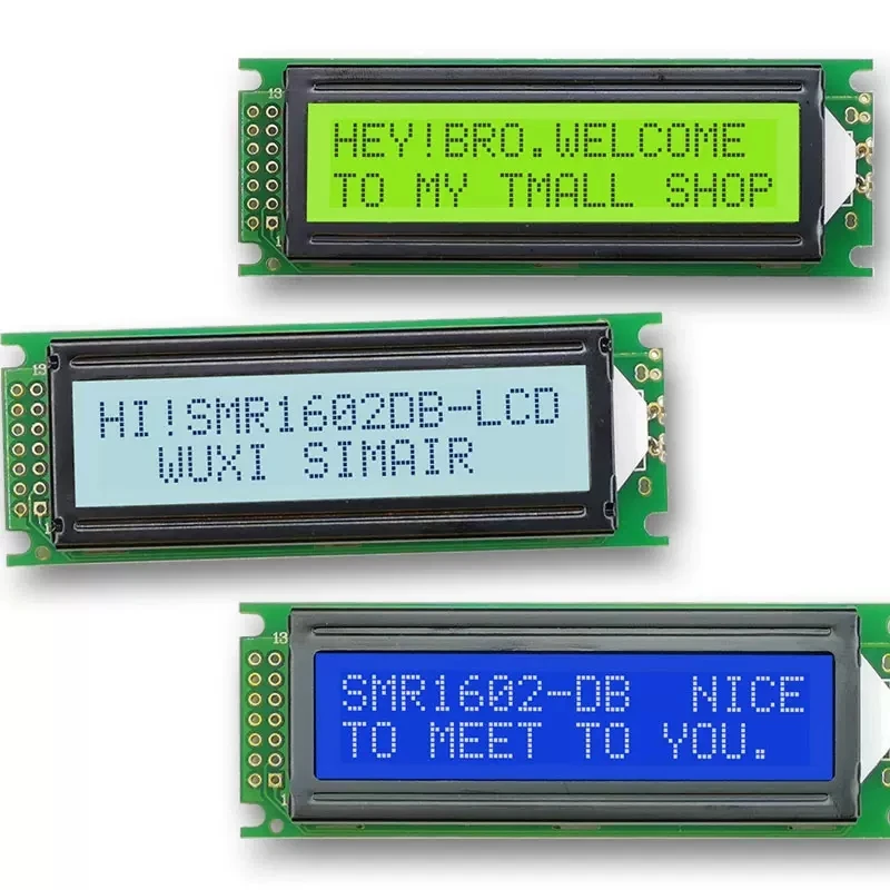Lcd1602 1602 Modulo Lcd Blu/Giallo Schermo Verde 16X2 Caratteri Display Lcd Muslimex Pcf8574 Interfaccia Iic I2C 5V Per Arduino