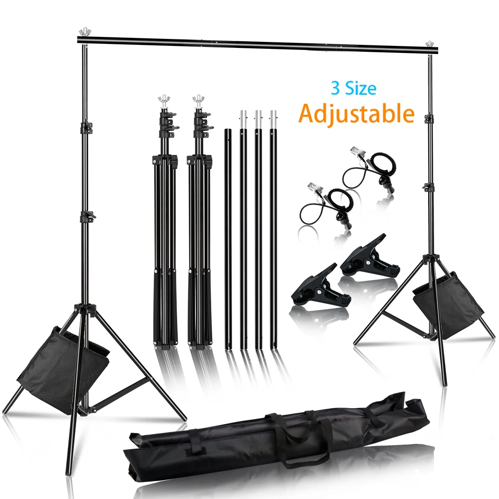 Fondali Per Fotografia Fondali Per Studio Fotografico Fondali Per Sfondo Chromakey Green Screen Support System Frame Carry Bag Light Kit