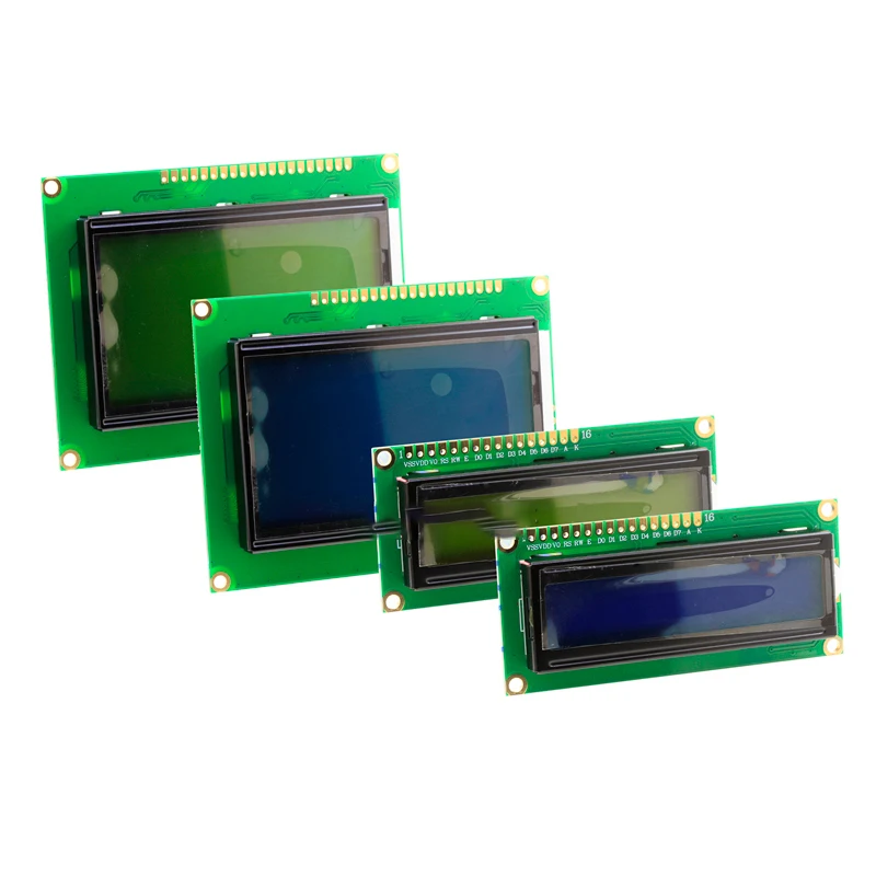Display Lcd 1602A 2004A 12864B Schermo Blu/Schermo Lcd 5V Verde Giallo Con Caratteri Neri Retroilluminati
