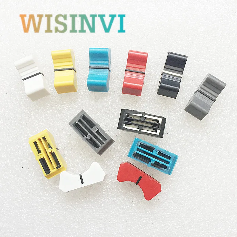 10 Pz T-Shaped Handle Mixer Pusher Knod Cap Lineare Scorrevole Potenziometro Knod Pulsante Cap Per Allen Vocal Arts Yamaha Mixer