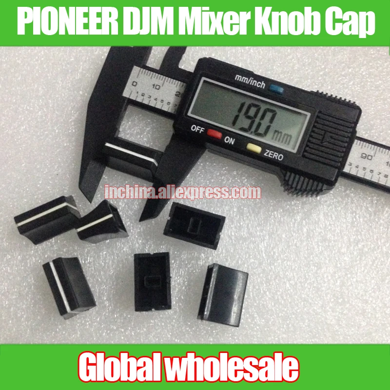 5 Pz Per Pioneer Djm Stazione Di Miscelazione Mixer Manopola Cap / Fader Cap Crosscut Manopola Chiave Potenziometro Fader Cap Djm-400 500