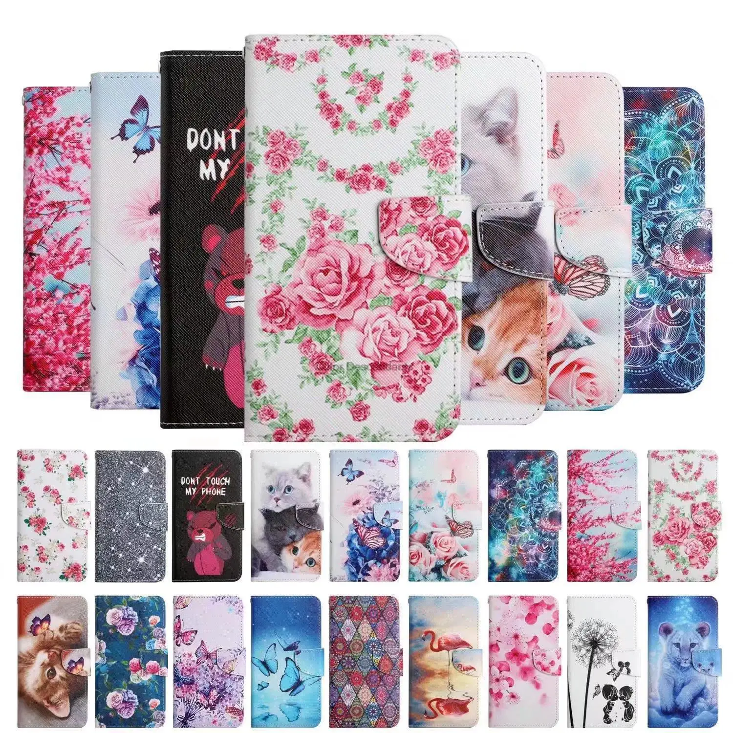 Leather Case On For Oppo F17 For Coque Oppo F17 Oppo F17 F 17 Cph2095 6.44 Inch Cover Flip Wallet Phone Cases Oppo F17