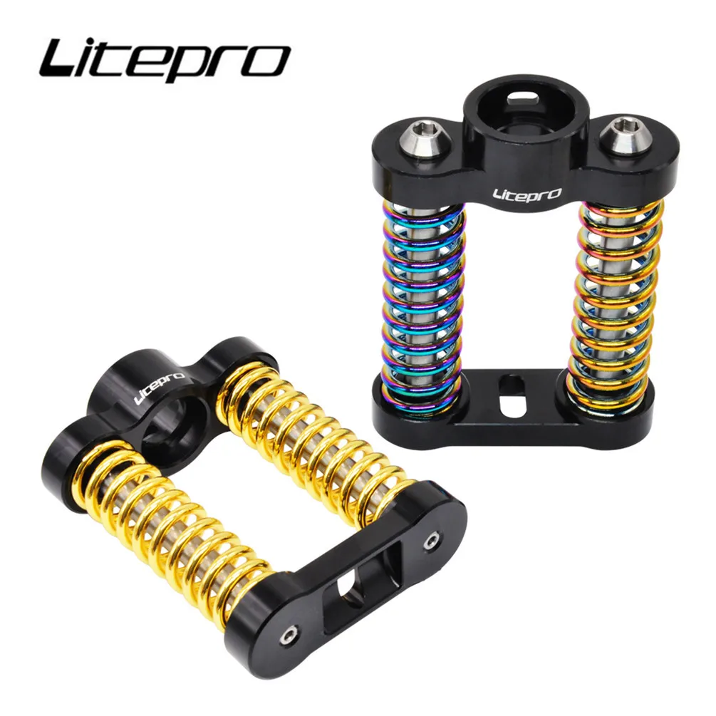 Litepro Per Birdy 2 3 Ammortizzatore Anteriore Per Bicicletta Per P40 R20 City Bike Sospensione Ammortizzatore A Doppia Molla