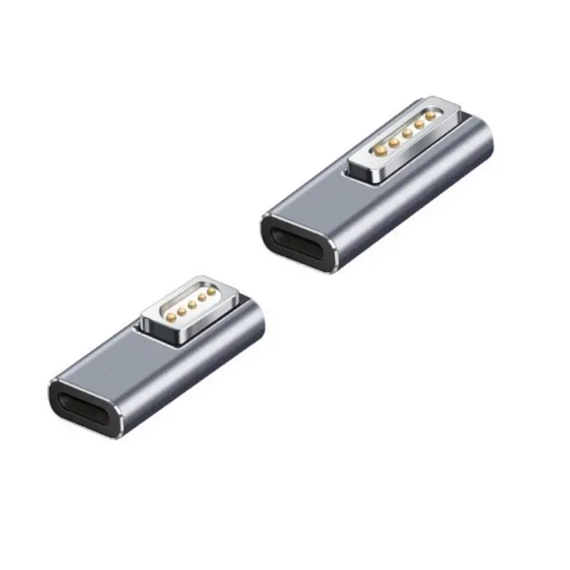 Nuovo Tipo C Adattatore Usb Pd Magnetico Usb C Femmina Ricarica Rapida Convertitore Con Spina Magnetica Da 60W Per Apple Magsafe 2 1 Macbook Pro