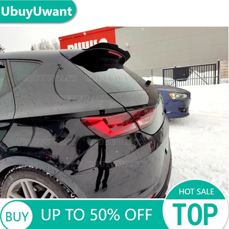 Aleron Seat Leon St Cupra Mk3 Spoiler Sul Tetto Ala Per Seat Leon Cupra Mk3 2013 - 2021 Colore Carbonio Spoiler Superiore Posteriore Estensione Ala
