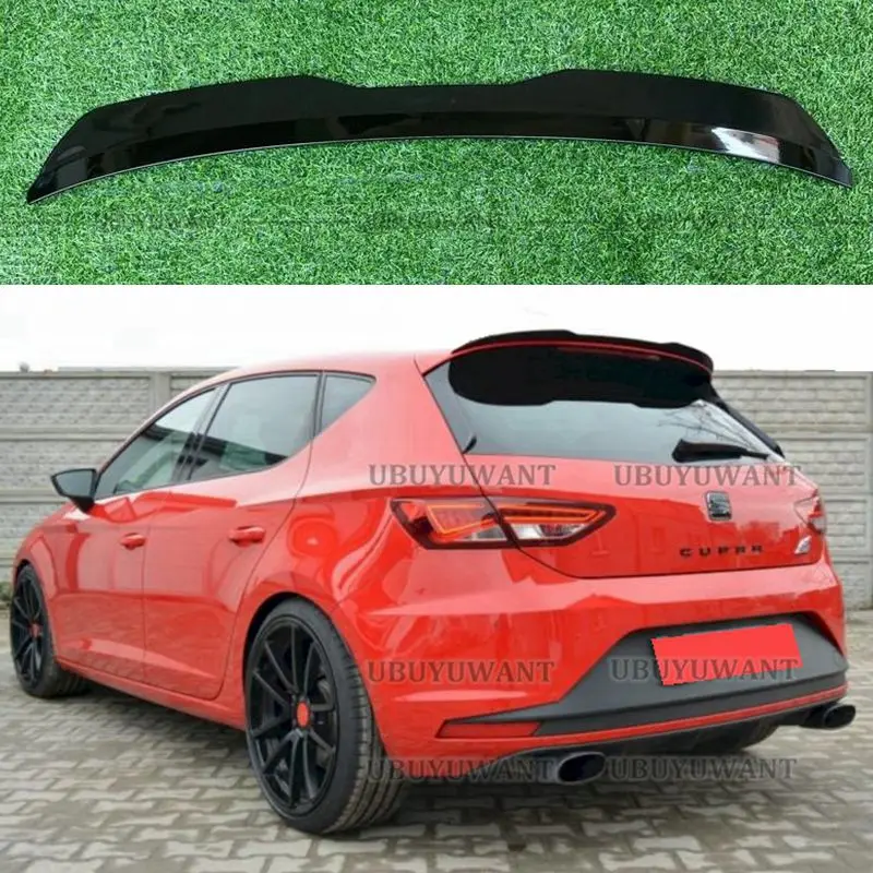 Aleron Seat Leon St Cupra Mk3 Spoiler Sul Tetto Ala Per Seat Leon Cupra Mk3 2013 - 2021 Colore Carbonio Spoiler Superiore Posteriore Estensione Ala