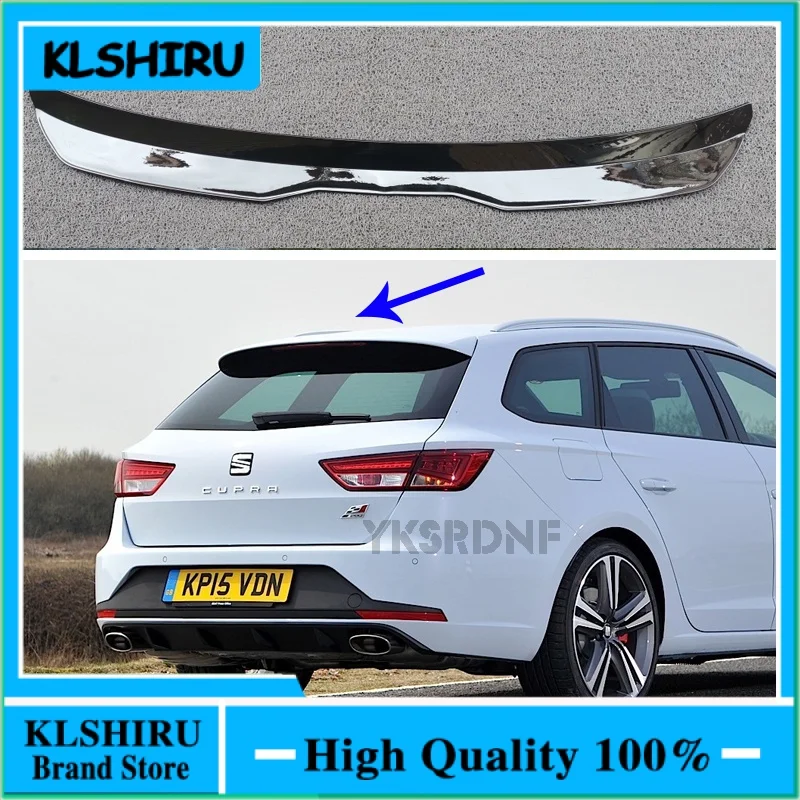 Aleron Seat Leon St Cupra Mk3 Spoiler Sul Tetto Ala Per Seat Leon Cupra Mk3 2013 - 2021 Colore Carbonio Spoiler Superiore Posteriore Estensione Ala