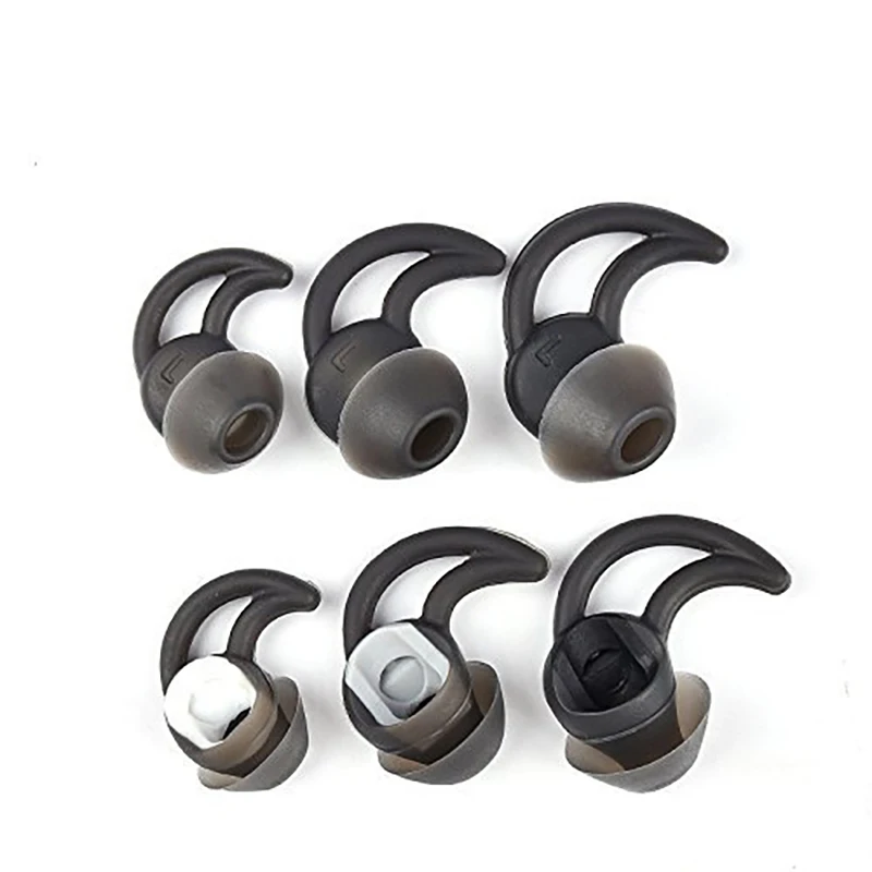3 Paia S/M/L Punte Di Ricambio In Silicone Auricolari Per Bose Sound Sport Wireless Qc20 Qc30 Isolamento Acustico Auricolari Antiscivolo