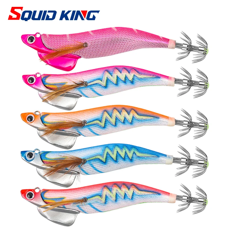 Squid Lure Japan Jig Head Squid Jig Octopus Jig Octopus Lure Sea Jig Game Fishing Lure Squid Hooks Squid Bait Pesca