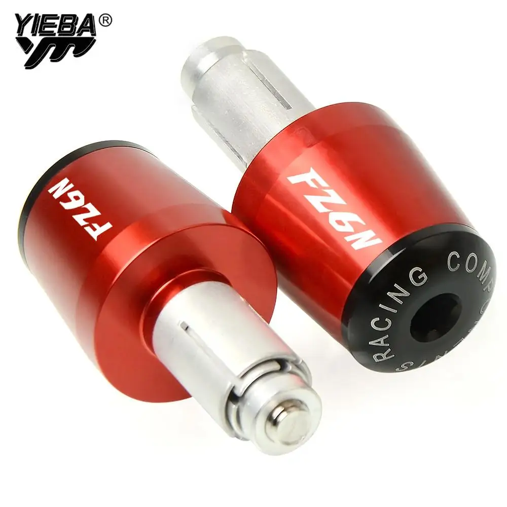 Fz6 Fz6N Manopole Manubrio Estremità Manubrio Estremità Manubrio Tappo 7/8 "22Mm Moto Cnc Per Yamaha Fz6N Fazer Fz6 Fazer Fz1