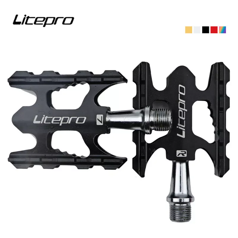 Litepro Ultra Licht Faltrad Pedale Antiscivolo Per Bicicletta Lager Alluminio Diffusore Nicht-Slip Fit Brompton Mtb Rennrad Bmx Pedale Universale