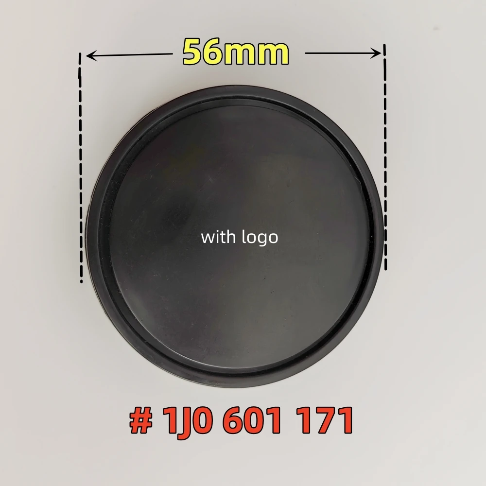 4 Pezzi Accessori Di Ricambio Per Auto Abs 56Mm Tappo Centrale Ruota Per Bora Polo Jetta Coprimozzo Cerchi Per Pneumatici Oem 1 J0 601 171 Con Logo