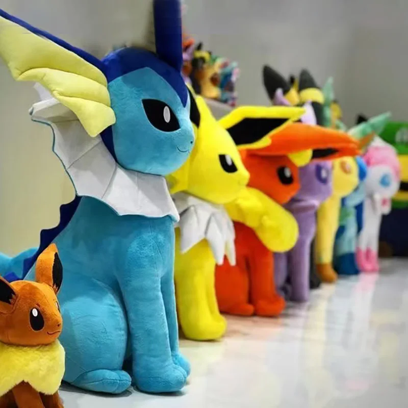 Pokemon Peluche Eevee Family Evolution Flarreon Vaporeon Jolteon Espeon Umbreon Glaceon Leafeon Sylvion Collezioni Regali Per Bambini