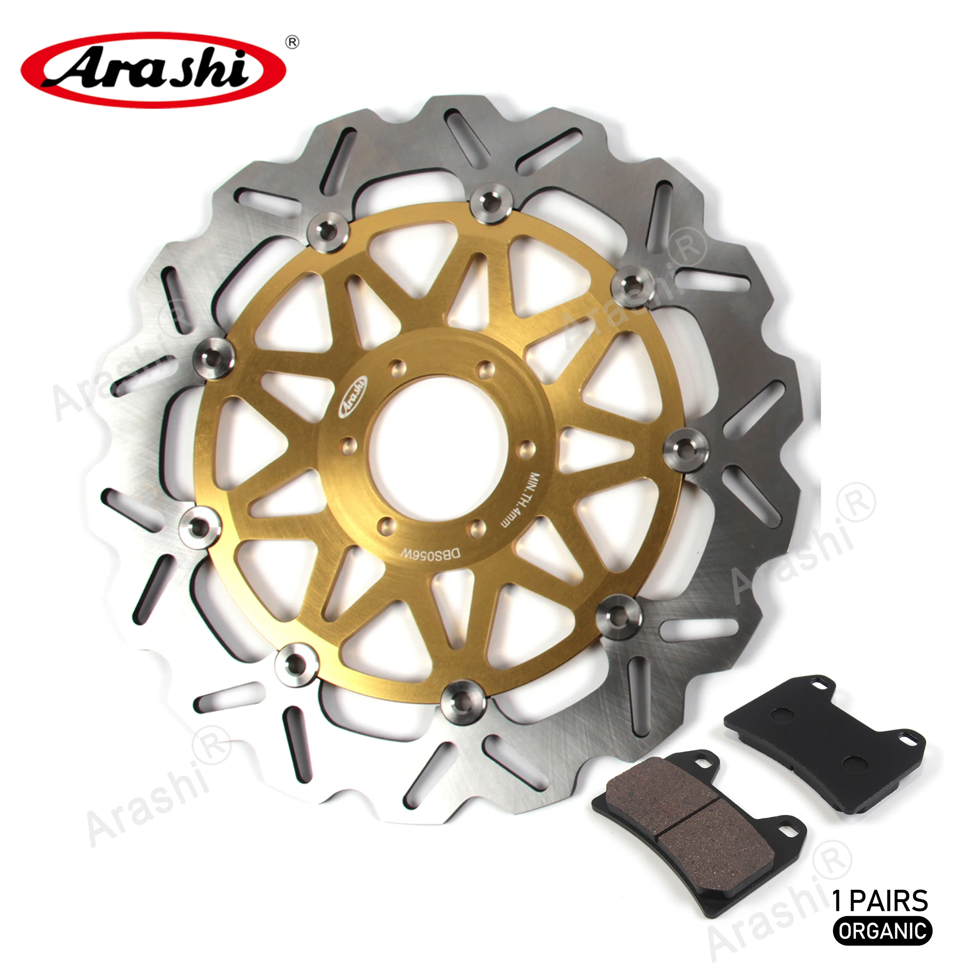 Arashi Per Ducati Monster 400 Cnc Moto Freno Anteriore Rotori Pastiglie Freno 2001 2002 2003 2004 / Monster 600 2000 2001
