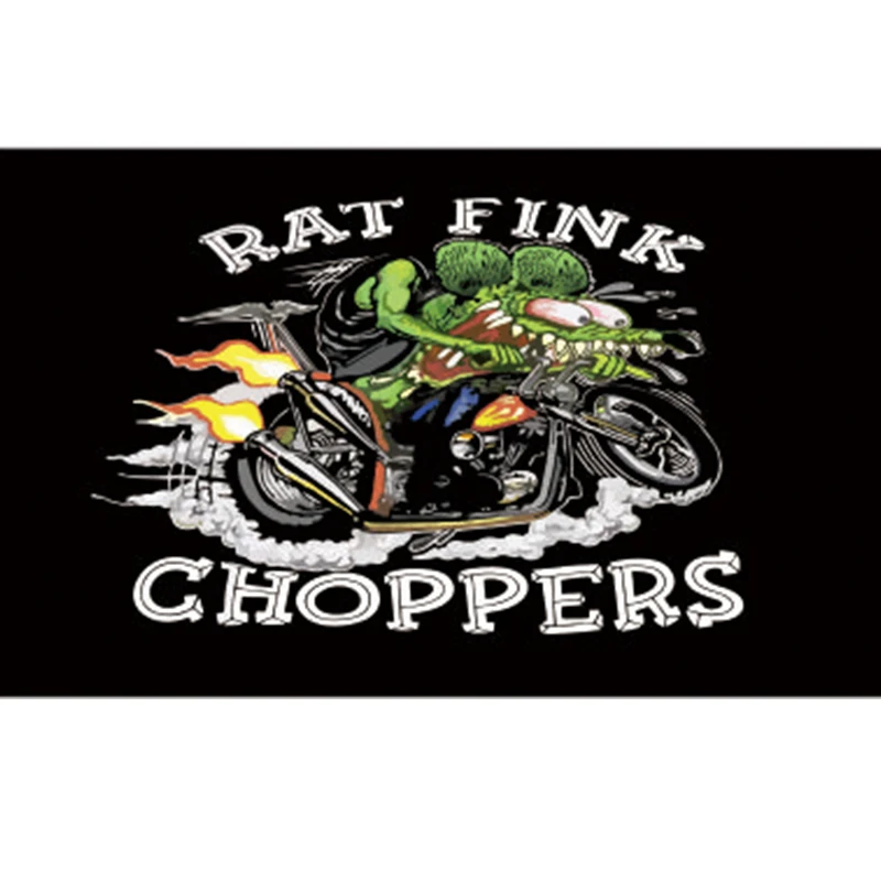Ft Flag Banner Rat Fink Choppers Flag Per Decorare Ft Flag Banner-Ft Flag Decor,Flag Decoration Banner Flag Banner