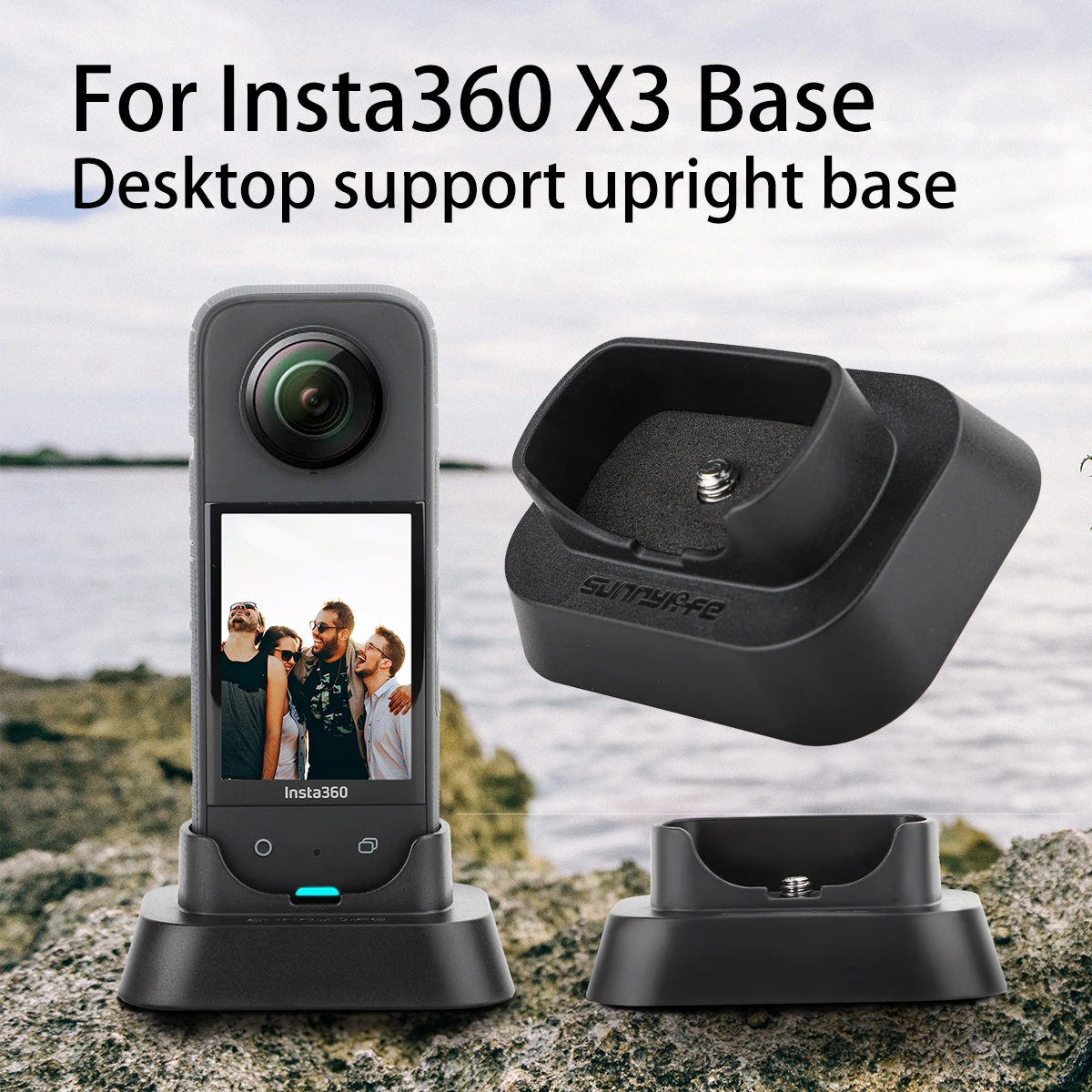 Per Insta360 X3 Accessori Per Insta360 X3 Base Panorama Camera Supporto Desktop Base Verticale